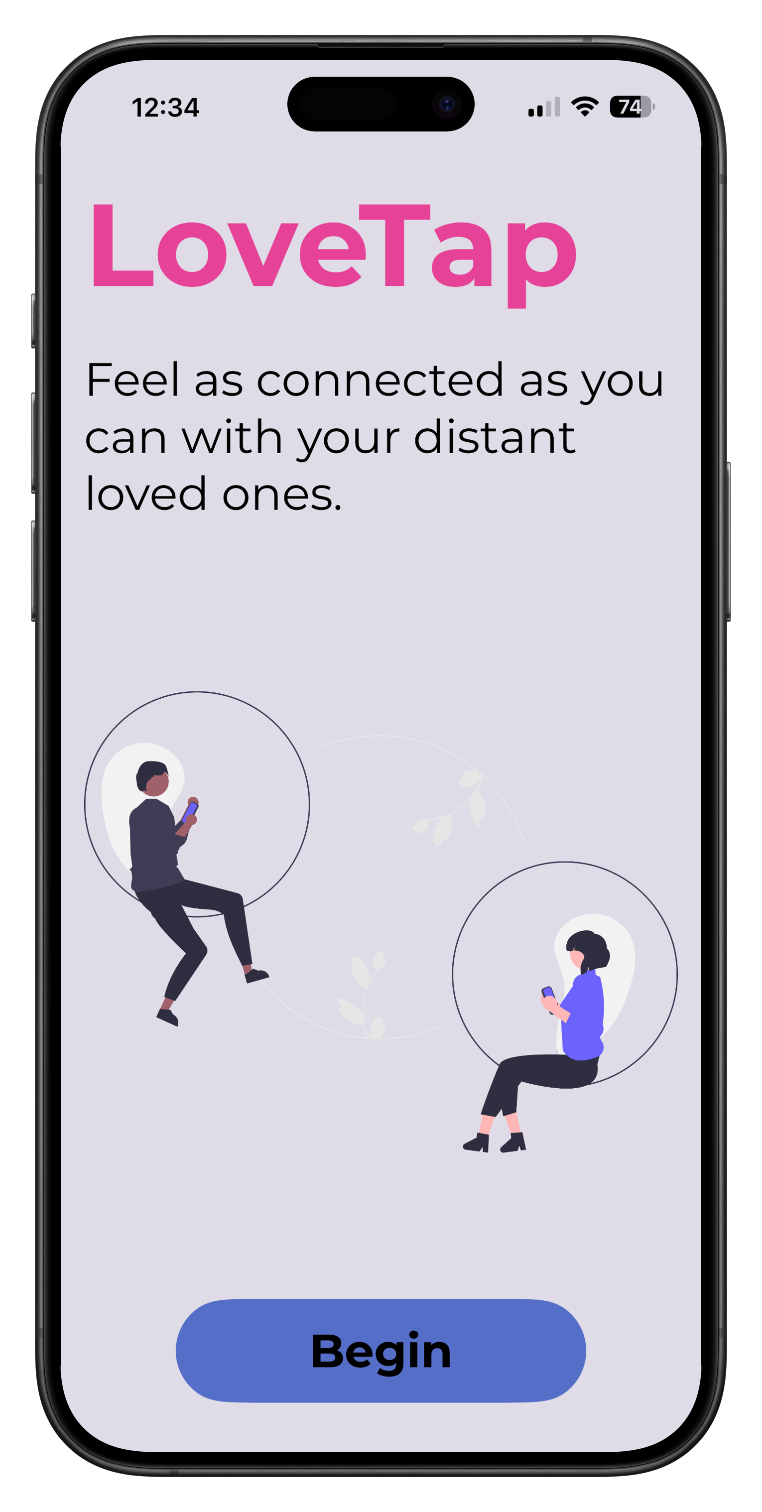 LoveTap App Screen