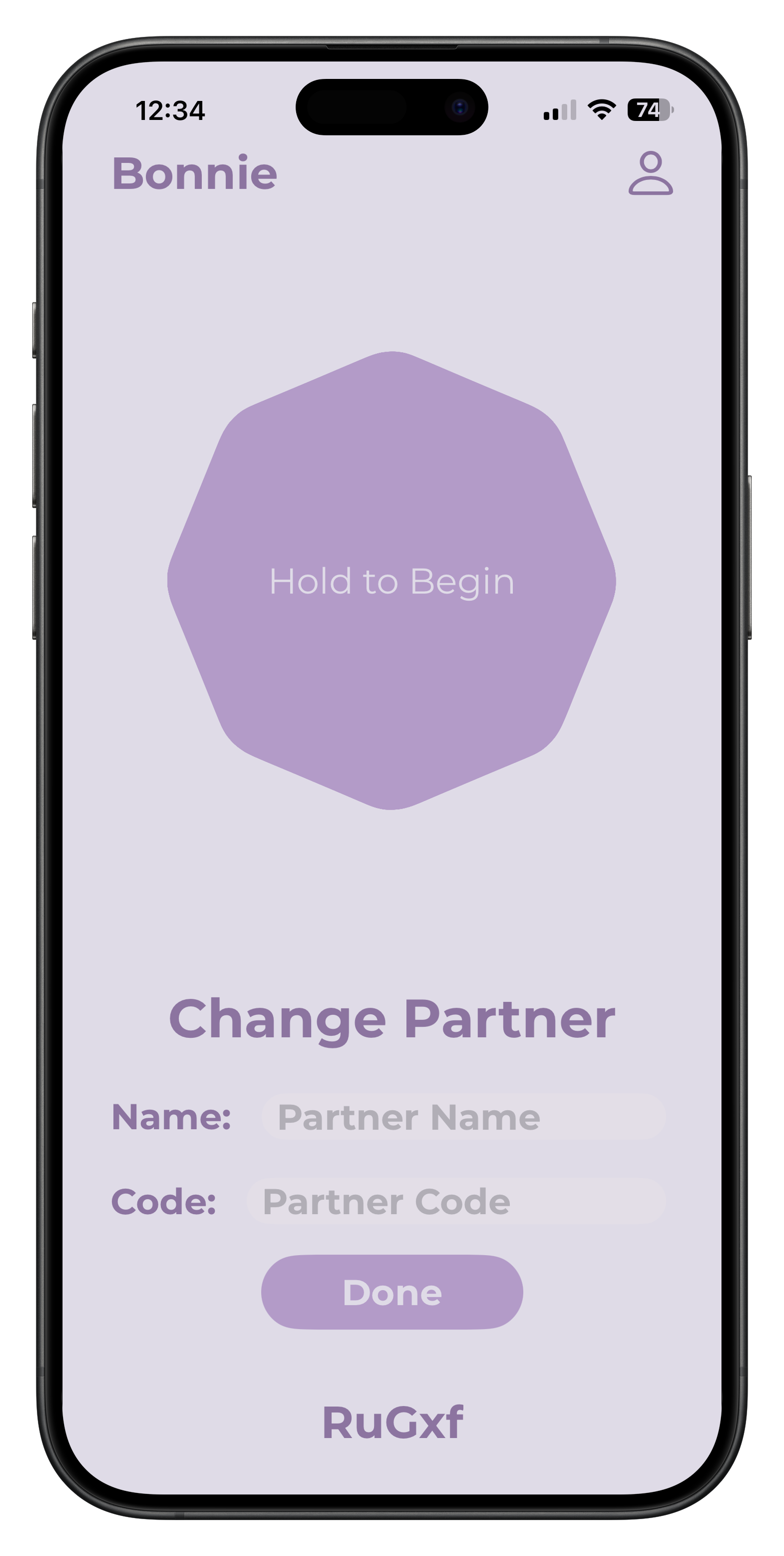 Partner Setup Screen